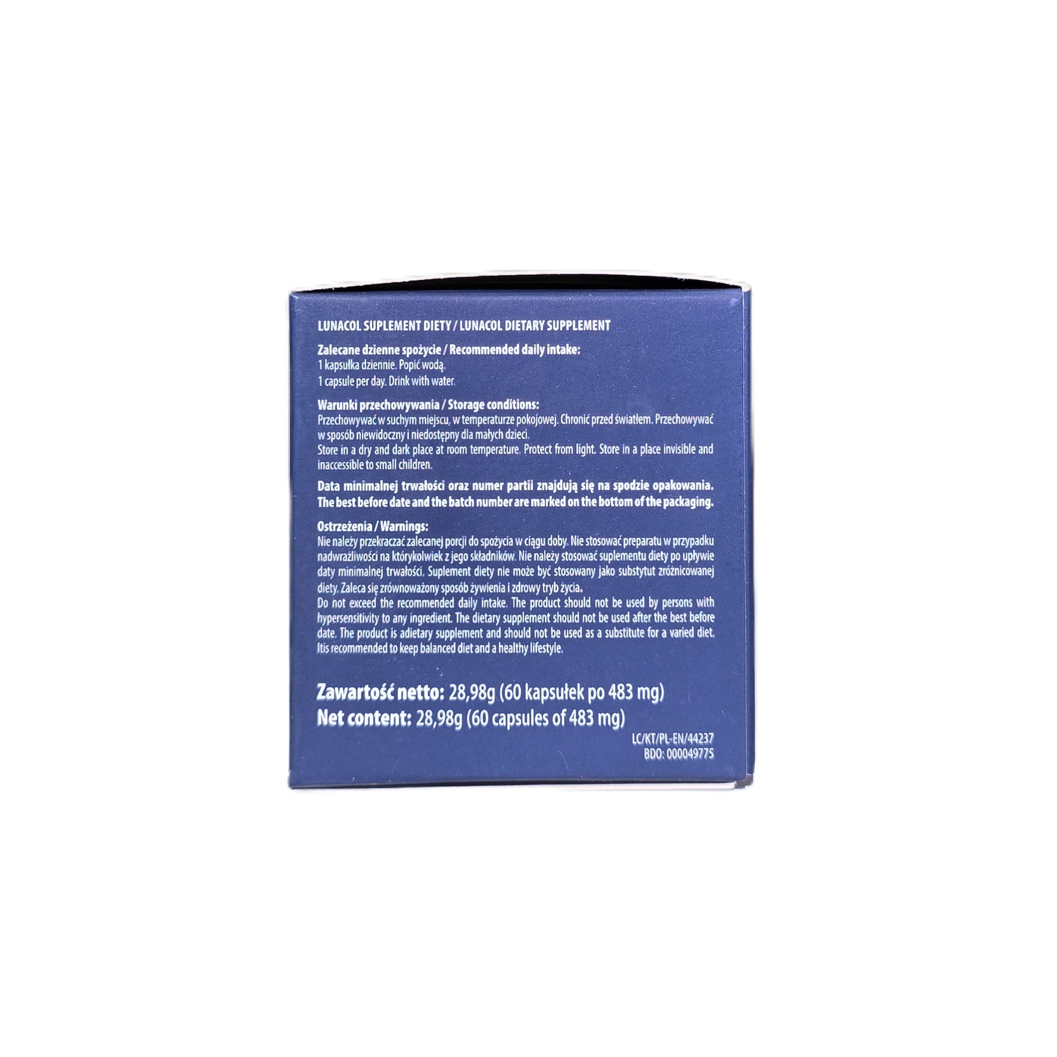 lunacol dietary supplement lunacol dietary supplement